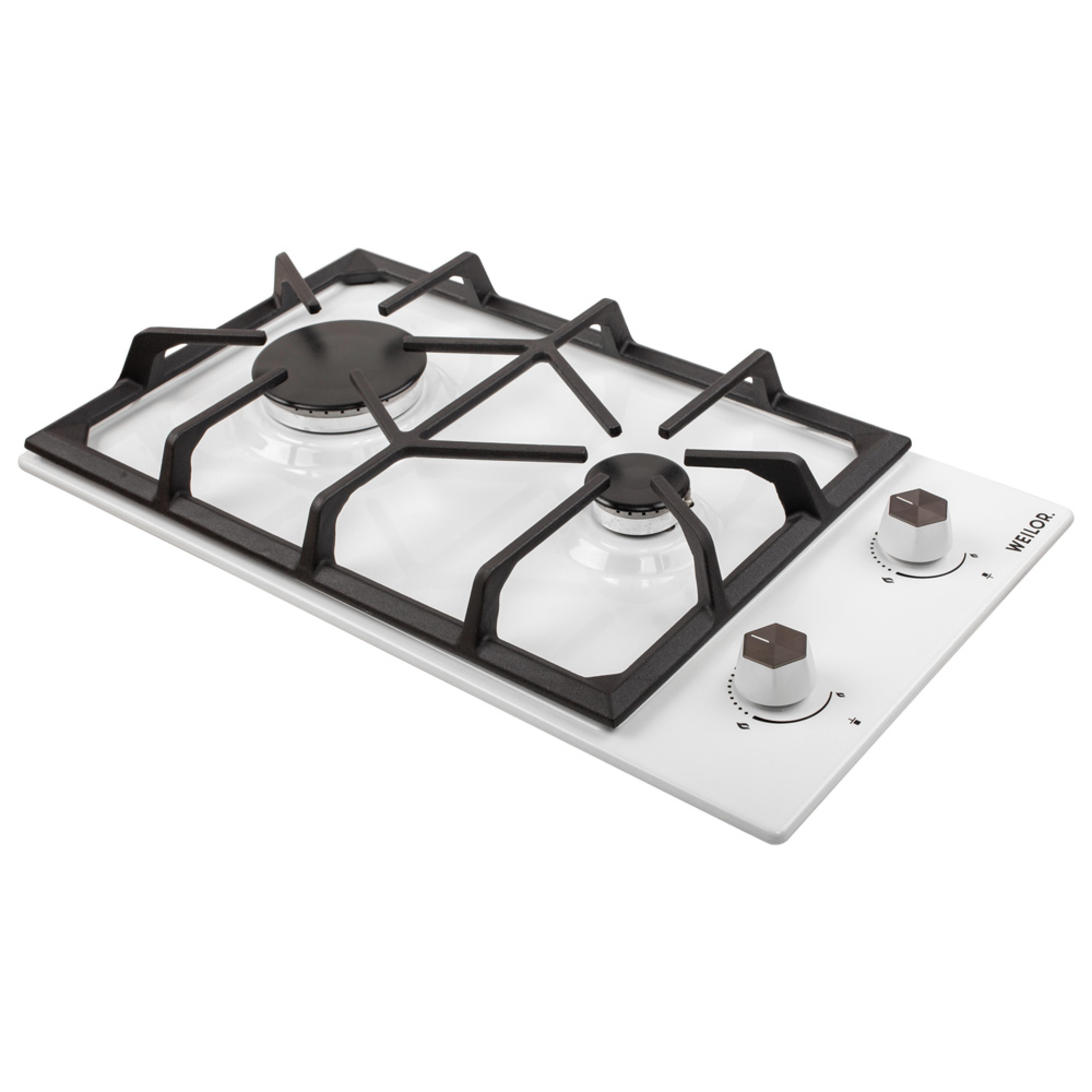 Поверхня газова Domino на металі WEILOR GM 304 WH - зображення 4