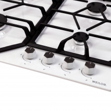 Поверхность газовая на металле WEILOR GM 604 WH