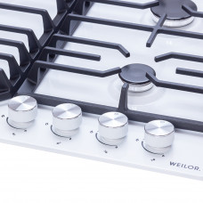 Поверхность газовая на металле WEILOR GM 624 WH