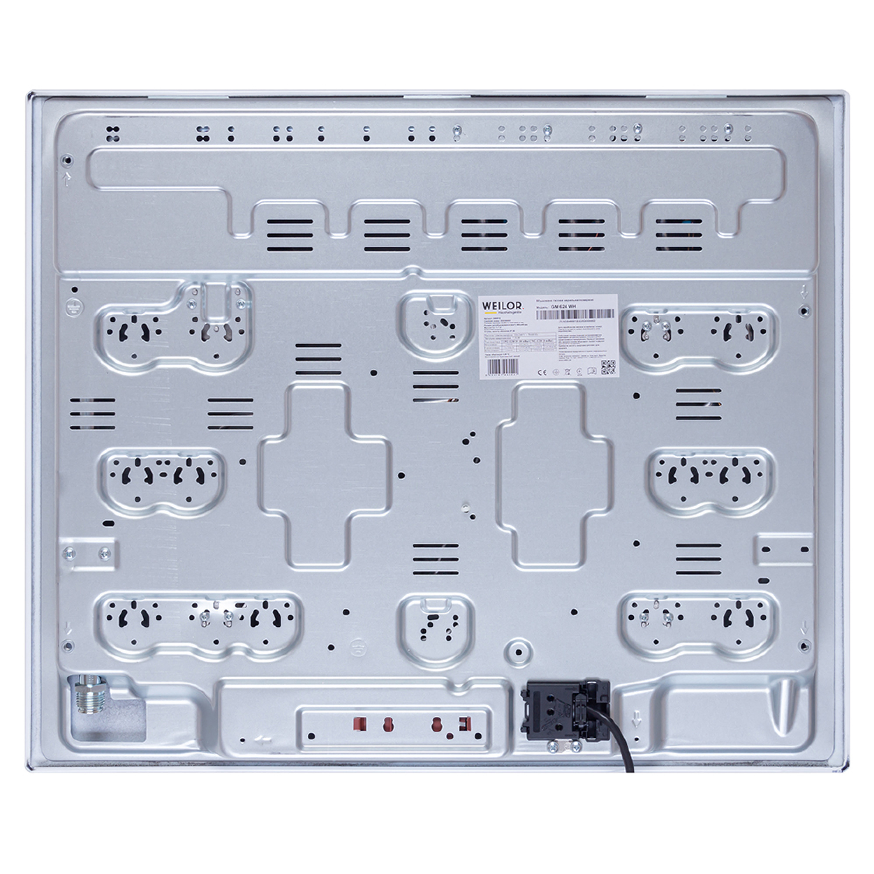 Поверхня газова на металі WEILOR GM 624 WH - зображення 10