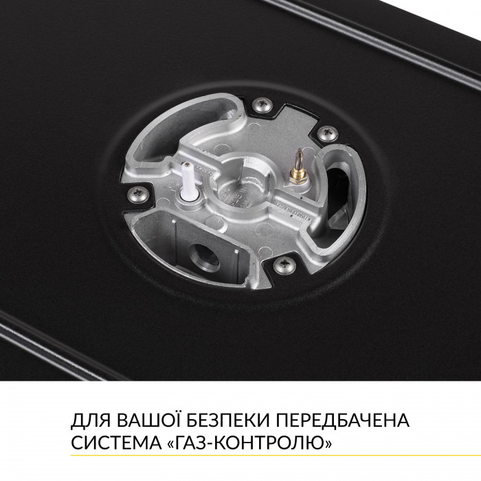 Поверхность газовая Domino на металле WEILOR GM W 314 BL