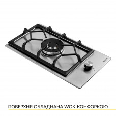 Поверхность газовая Domino на металле WEILOR GM W 314 SS