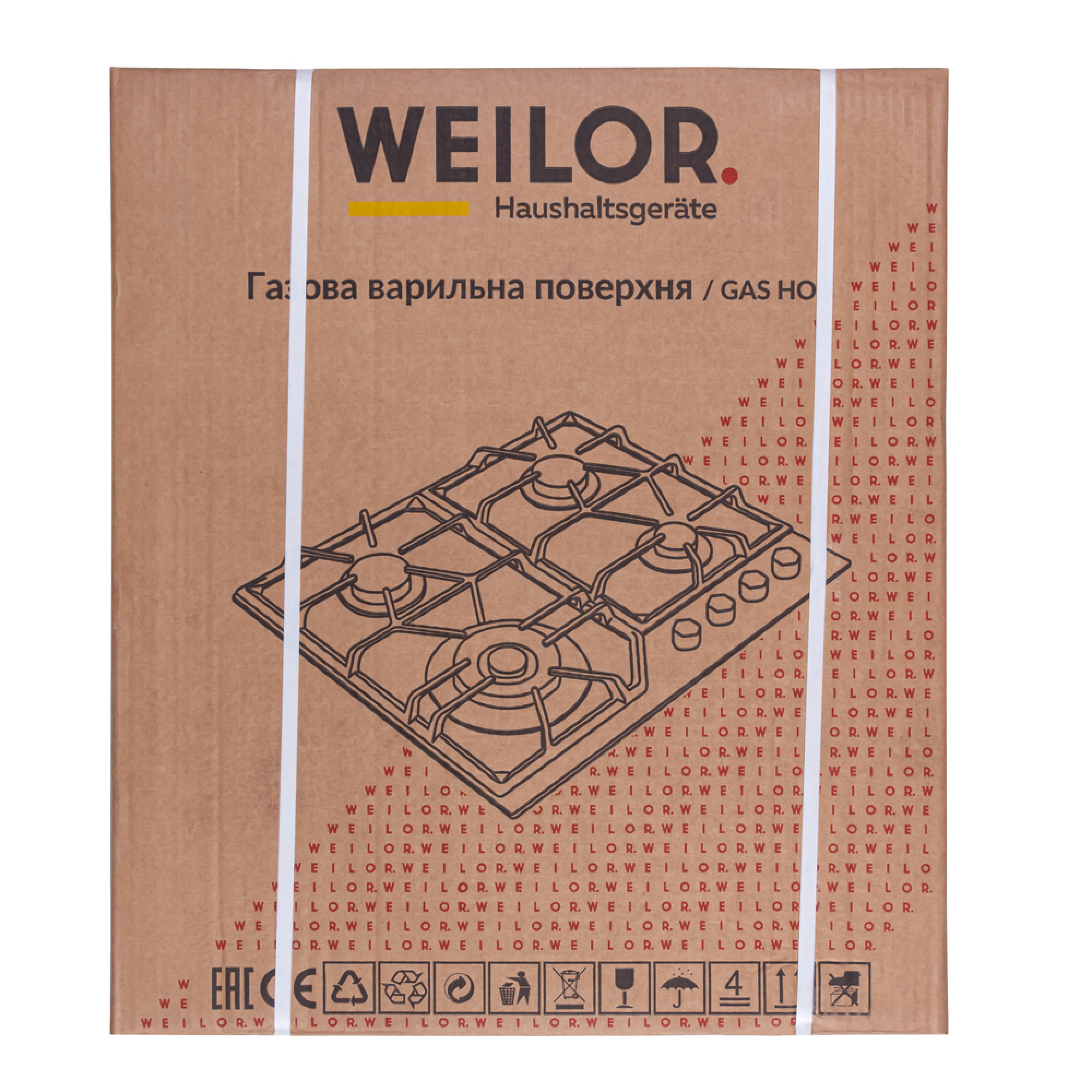 Поверхня газова на металі WEILOR GM W 604 BL - зображення 13
