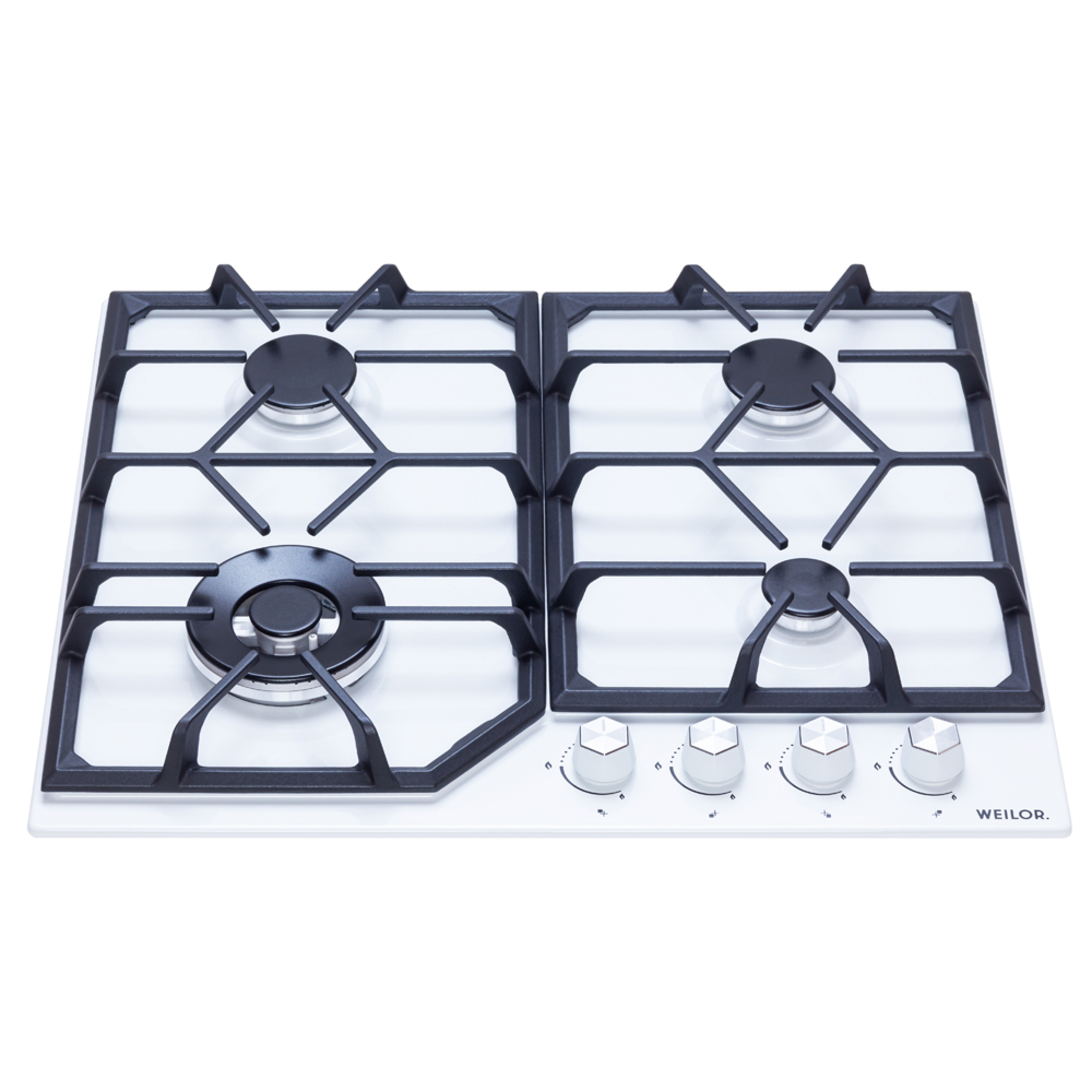 Поверхня газова на металі WEILOR GM W 604 WH - зображення 2