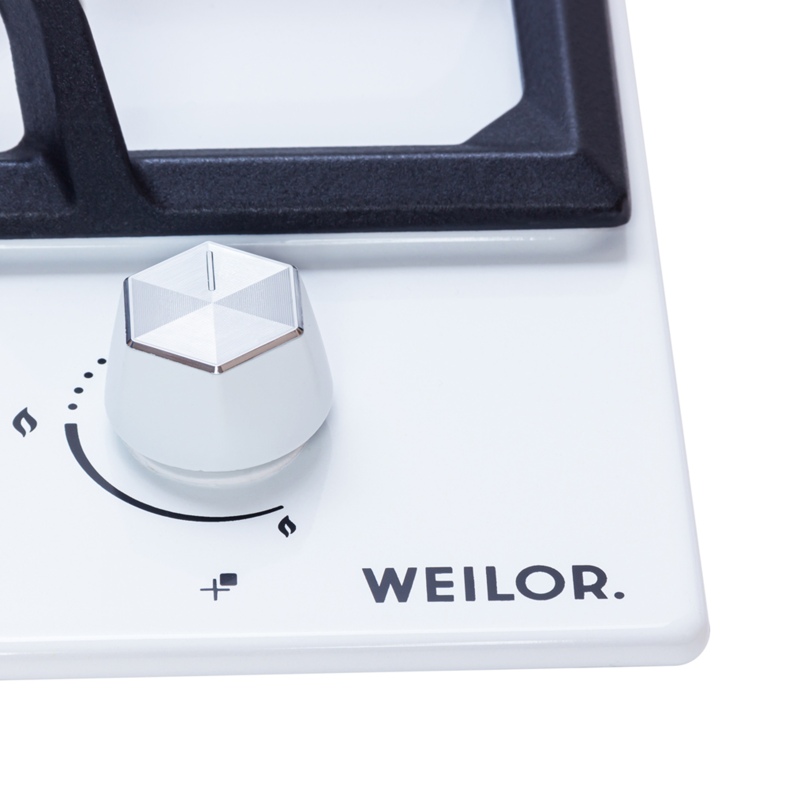 Поверхня газова на металі WEILOR GM W 604 WH - зображення 5