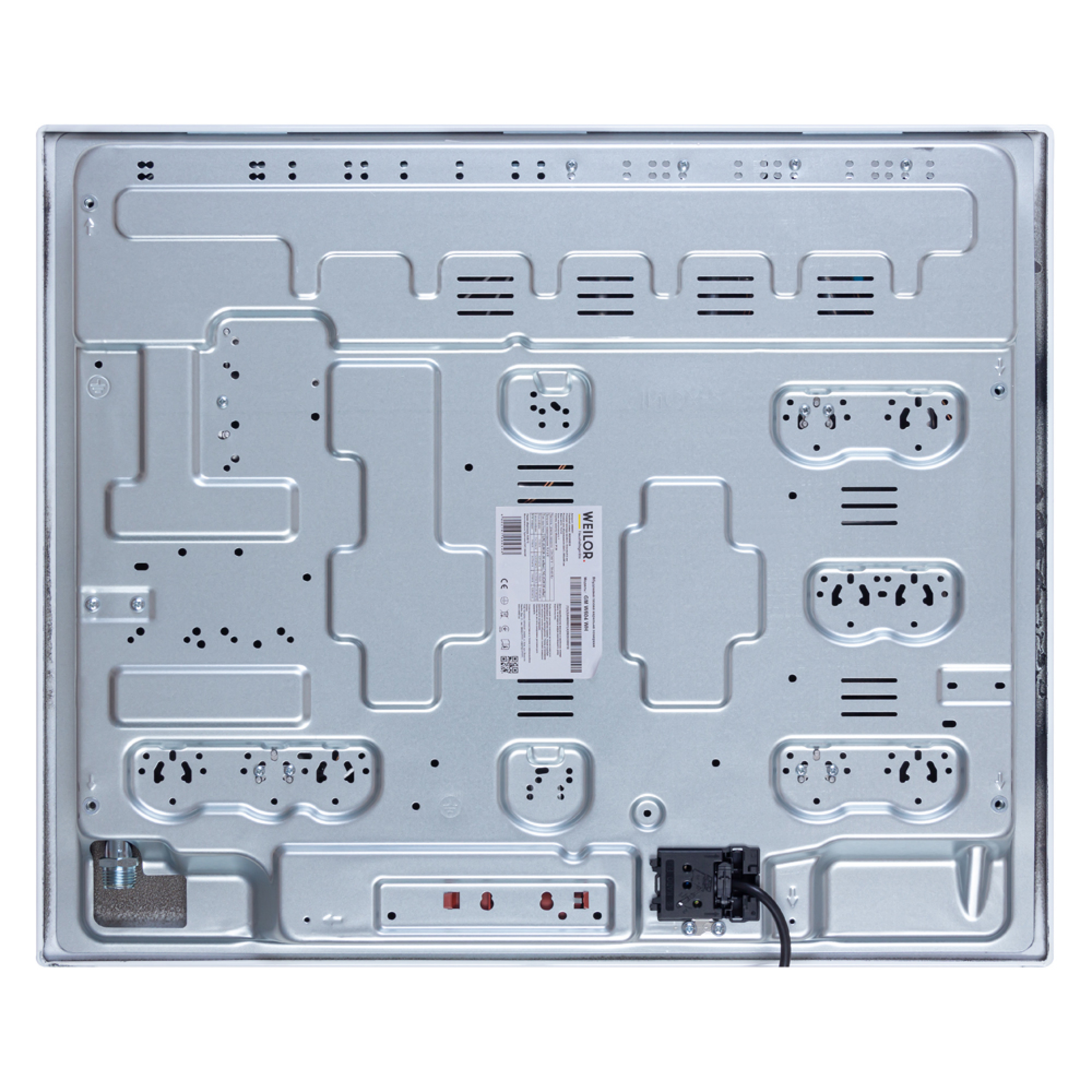 Поверхня газова на металі WEILOR GM W 604 WH - зображення 10
