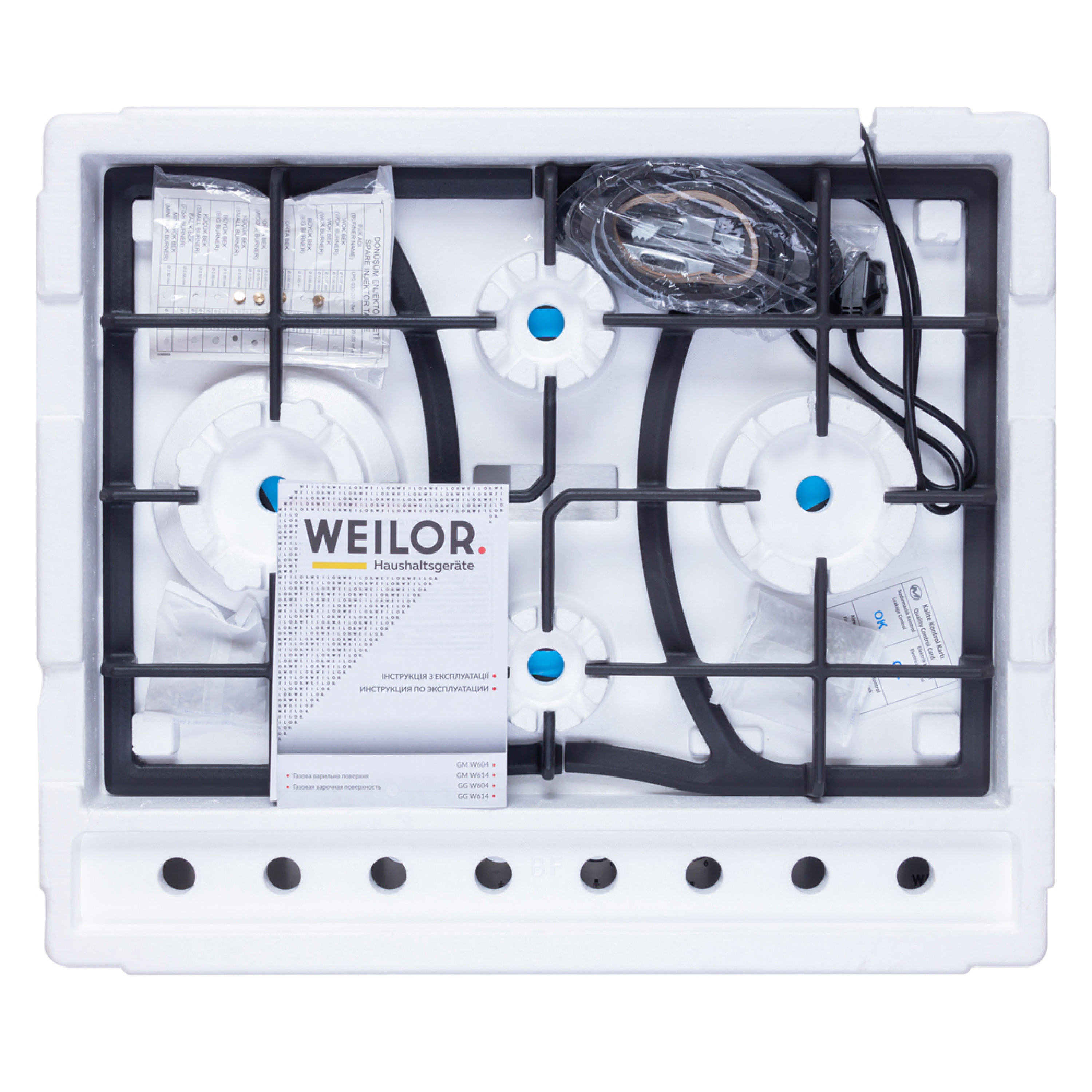 Поверхня газова на металі WEILOR GM W 614 SS - зображення 11