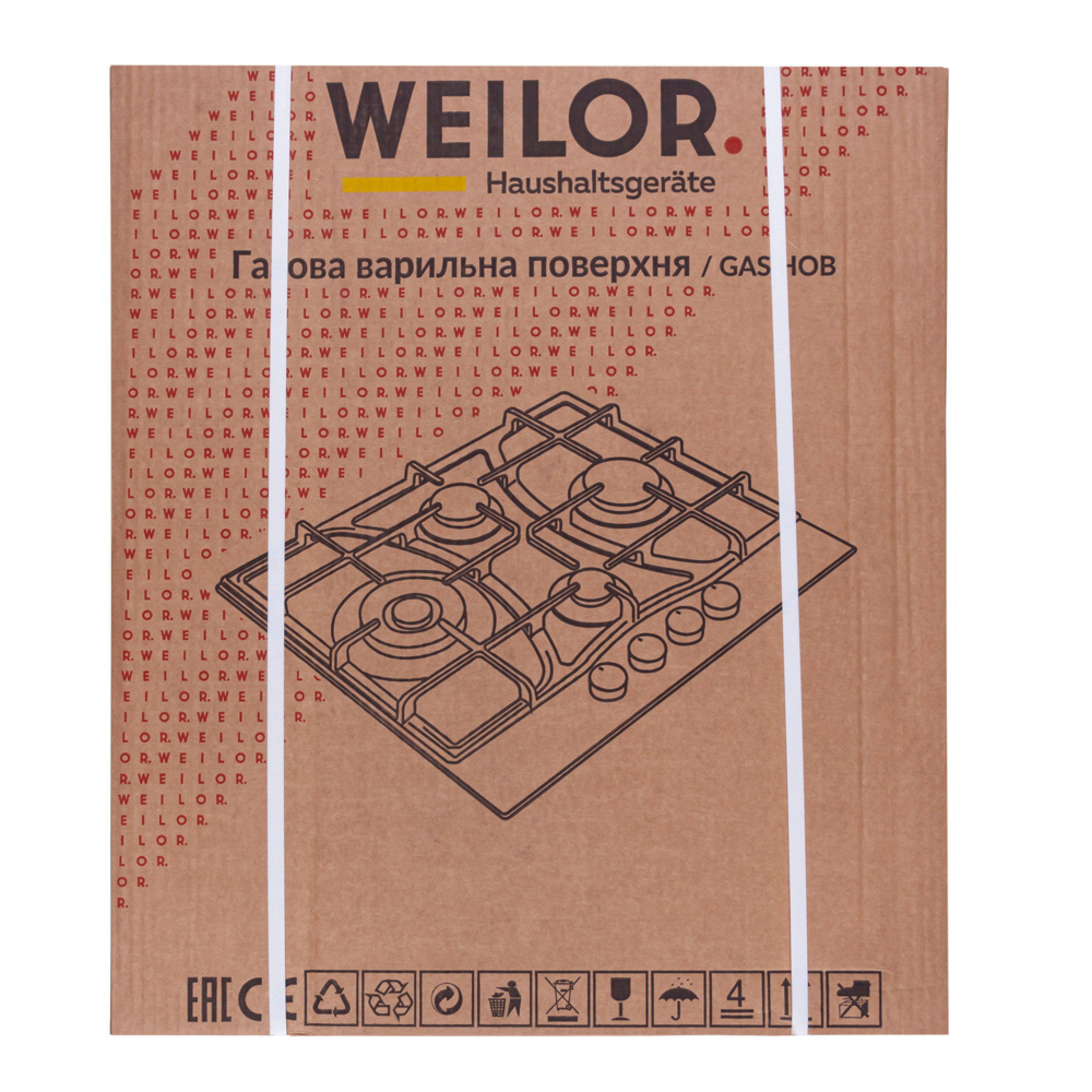 Поверхня газова на металі WEILOR GM W 614 SS - зображення 13