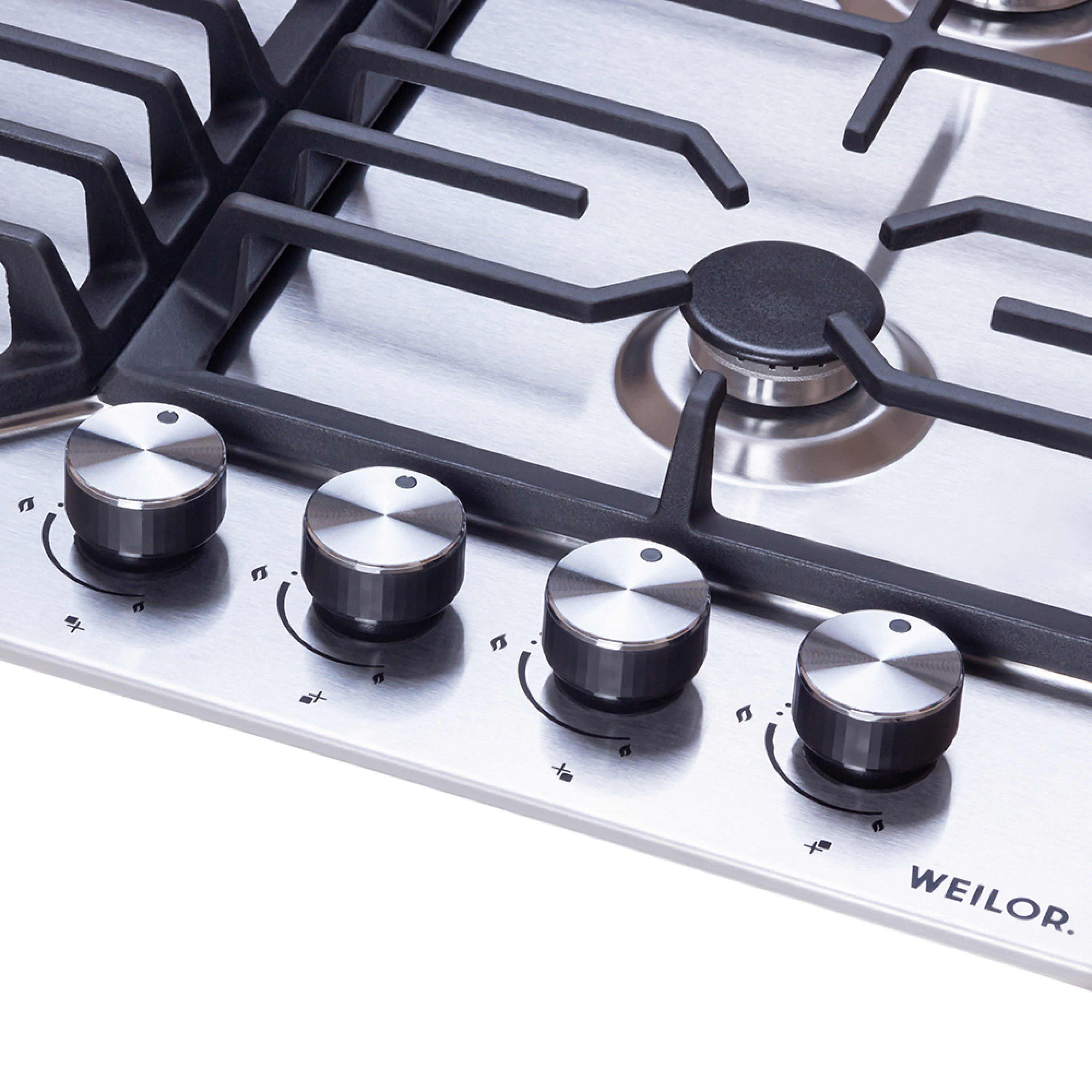 Поверхня газова на металі WEILOR GM W 624 SS - зображення 5