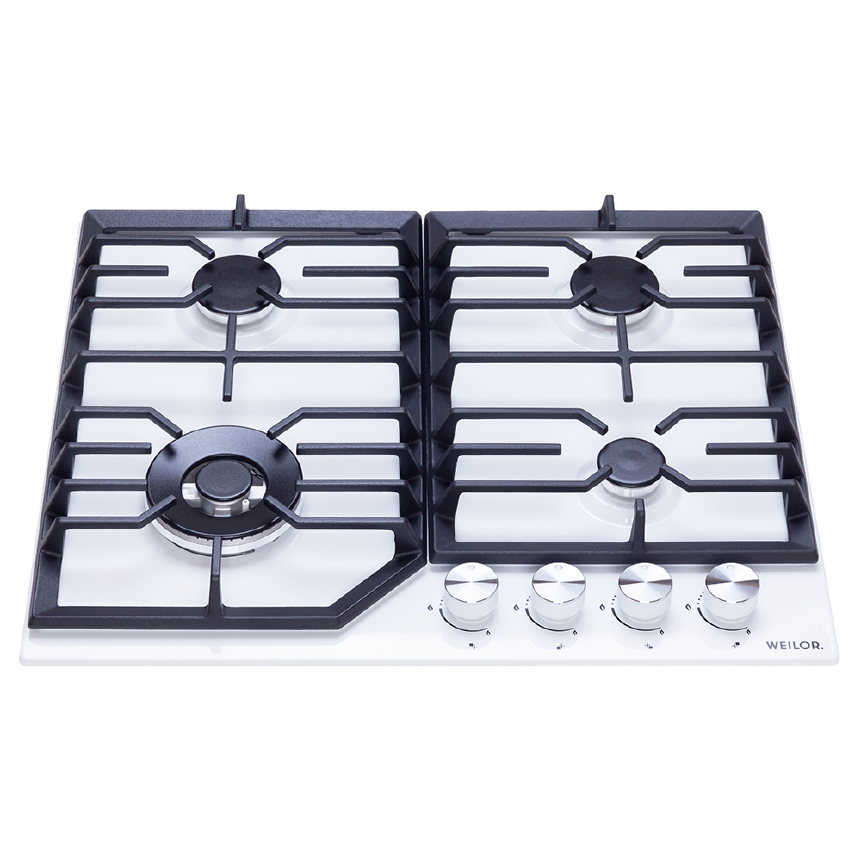 Поверхня газова на металі WEILOR GM W 624 WH - зображення 2