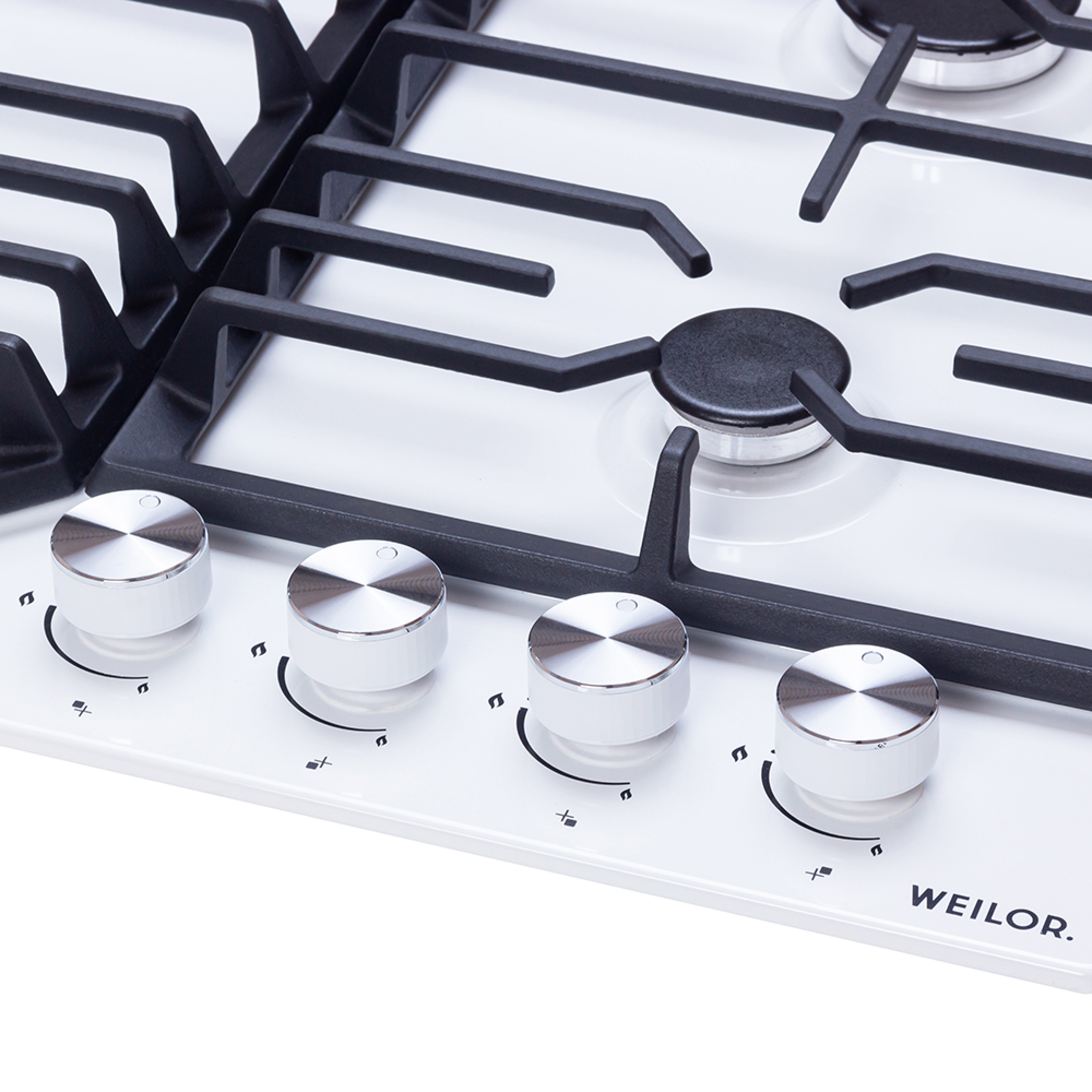 Поверхня газова на металі WEILOR GM W 624 WH - зображення 5