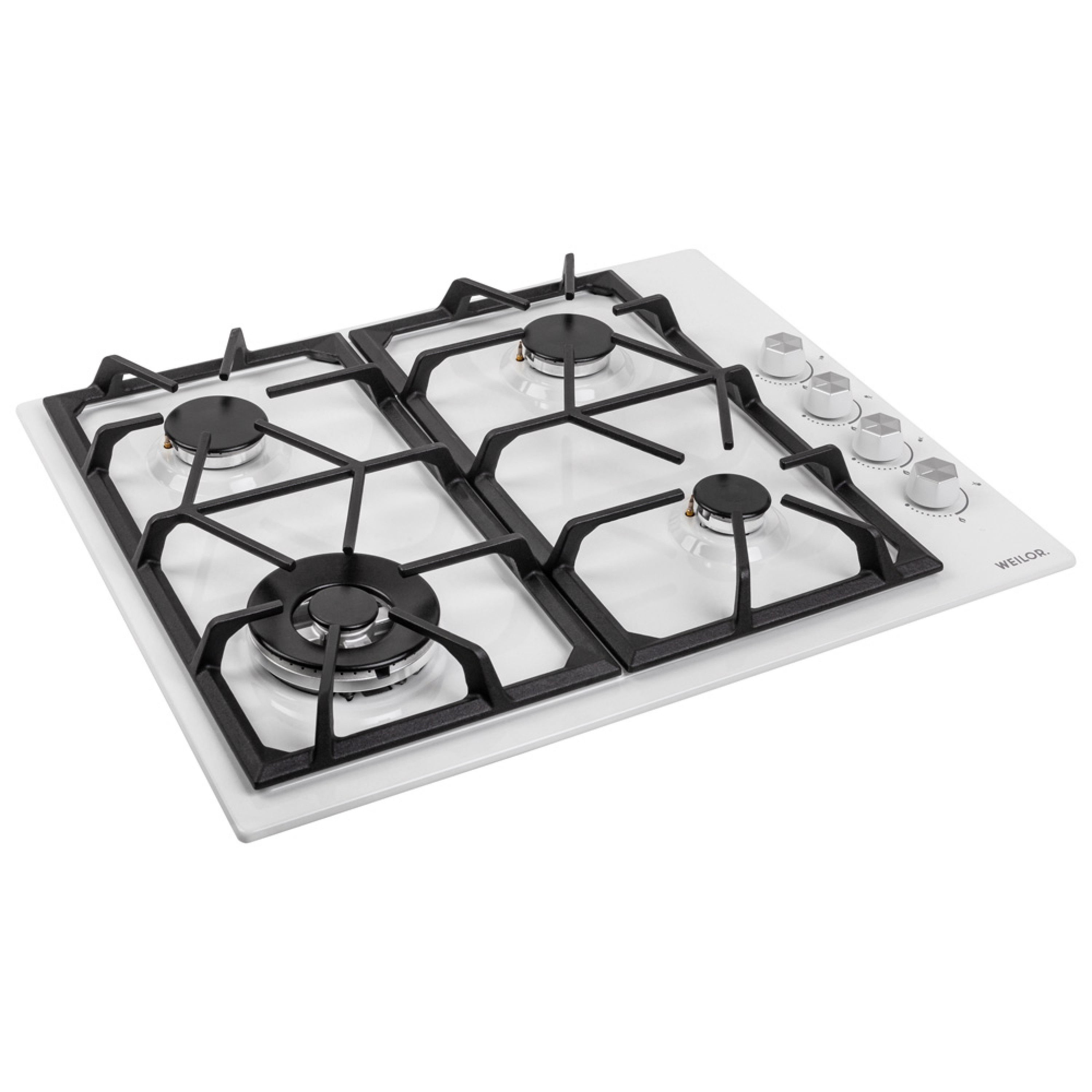 Поверхня газова на металі WEILOR GM W 634 WH - зображення 4