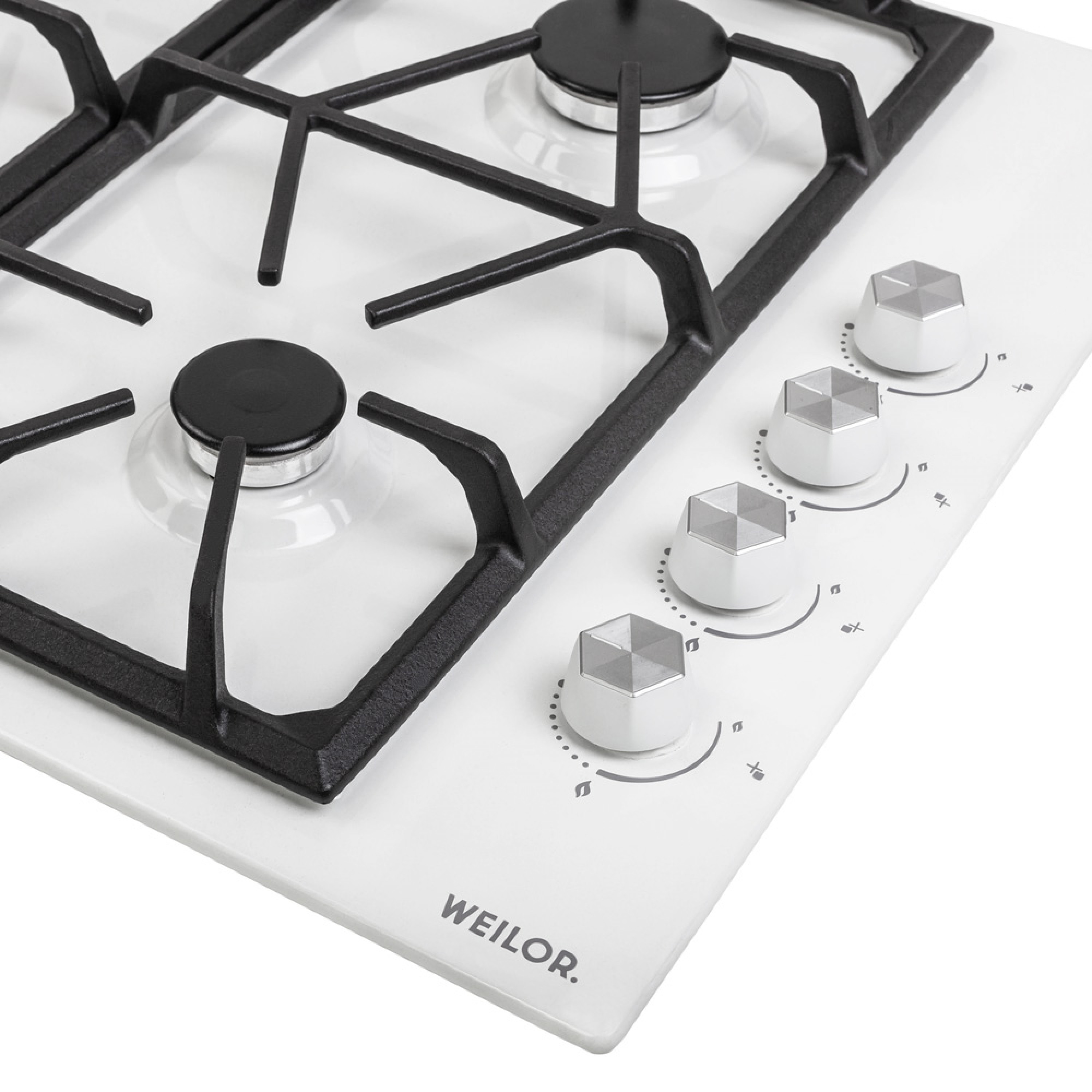 Поверхня газова на металі WEILOR GM W 634 WH - зображення 5