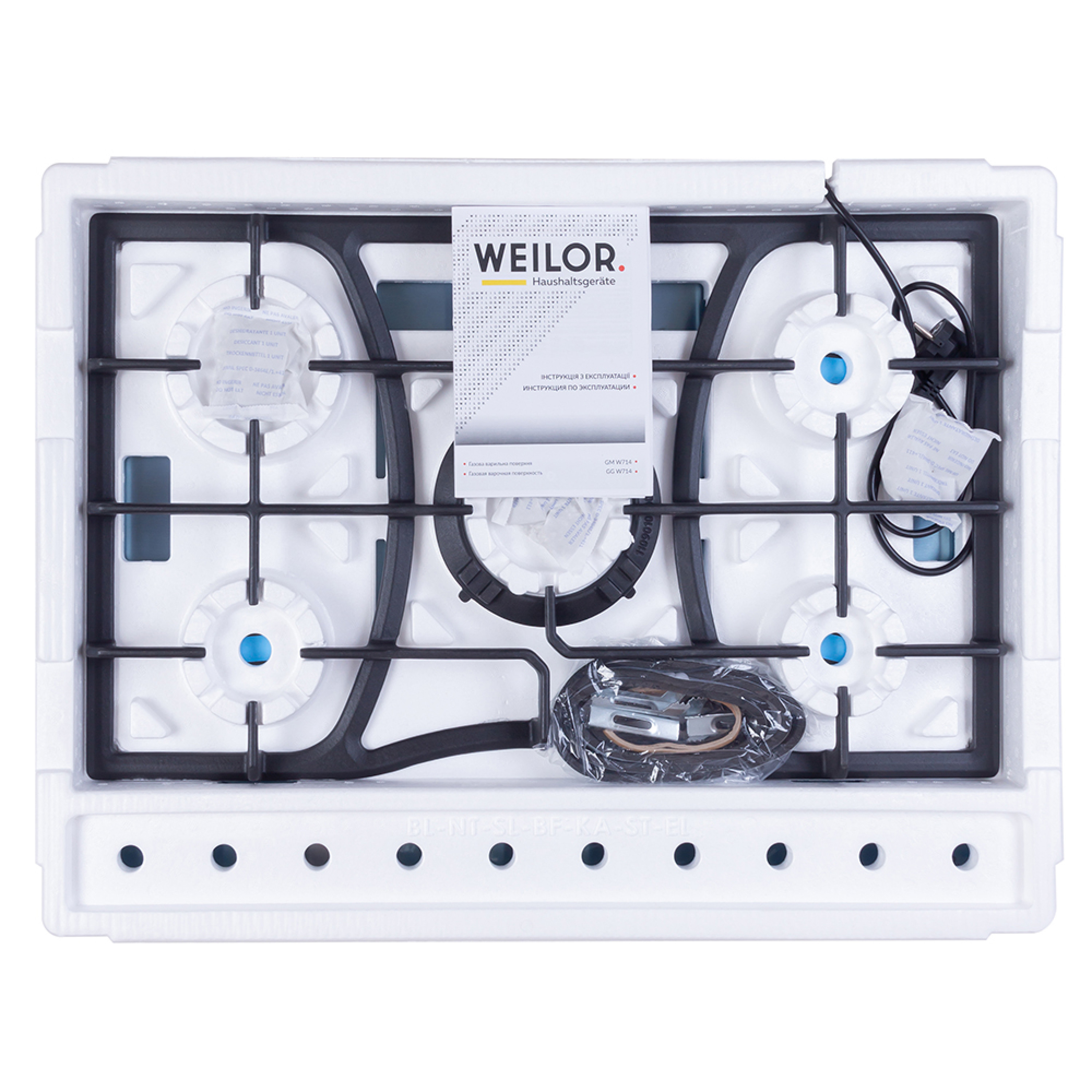 Поверхня газова на металі WEILOR GM W 714 SS - зображення 13