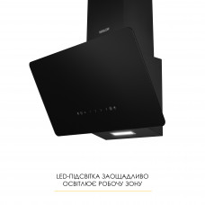 Витяжка декоративна похила WEILOR AURA WDS 53 BLACK