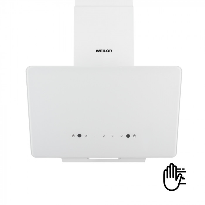 Вытяжка декоративная наклонная WEILOR AURA WDS 53 WHITE