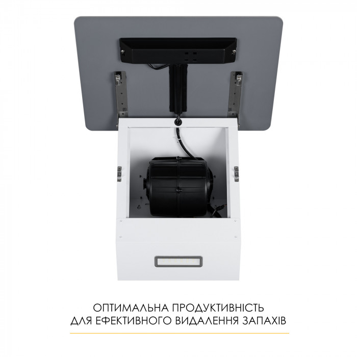 Вытяжка декоративная наклонная WEILOR AURA WDS 53 WHITE
