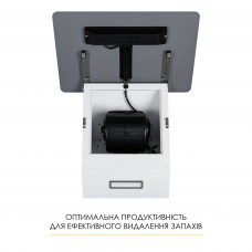Витяжка декоративна похила WEILOR AURA WDS 63 WHITE