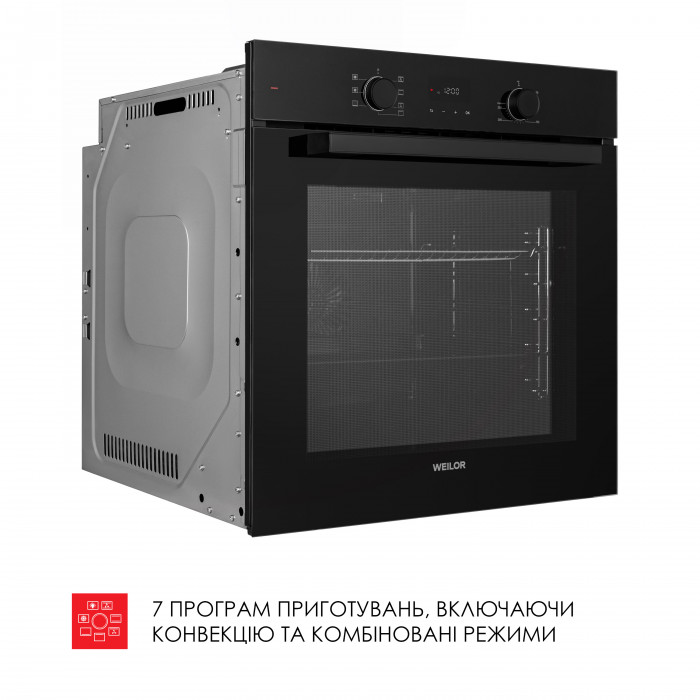 Духовой шкаф электрический  WEILOR FDO6F70BK