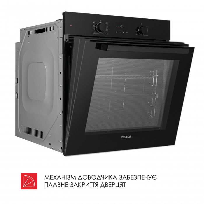 Духовой шкаф электрический  WEILOR FDO6F82BK