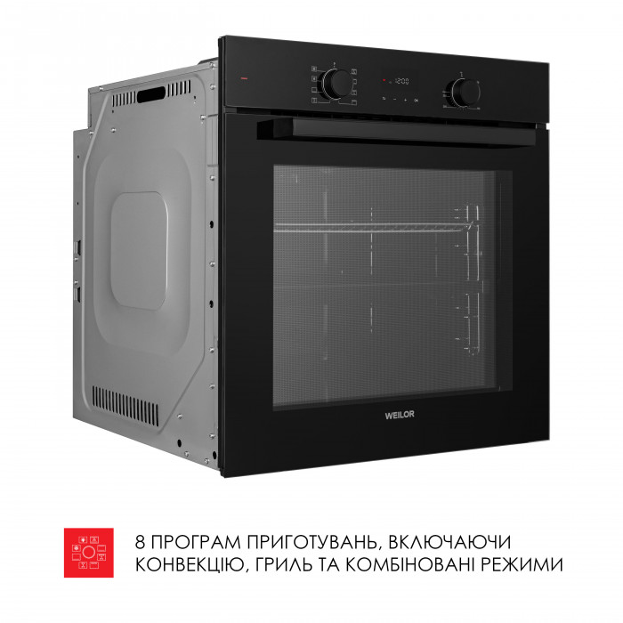 Духовой шкаф электрический  WEILOR FDO6F82BK