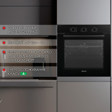 Духовой шкаф электрический  WEILOR FPO6F70BK