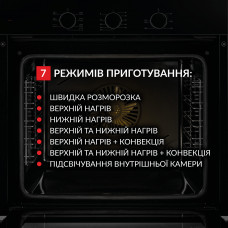 Духовой шкаф электрический  WEILOR FPO6F70BK