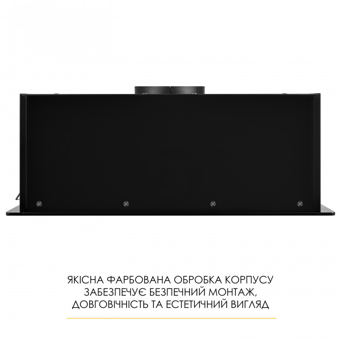 Витяжка повновбудована WEILOR LUMINA WBG 68 BLACK MATTE