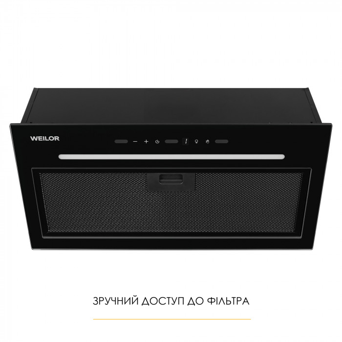 Витяжка повновбудована WEILOR LUNA WBG 55 BLACK