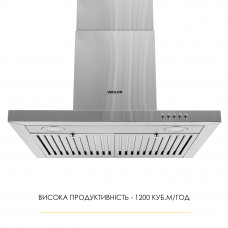 Вытяжка декоративная Т-образная WEILOR MIST WTX 68 INOX