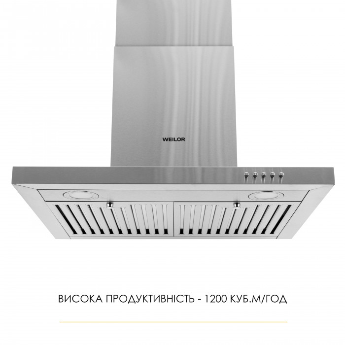 Вытяжка декоративная Т-образная WEILOR MIST WTX 68 INOX