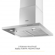 Вытяжка декоративная Т-образная WEILOR MIST WTX 68 INOX