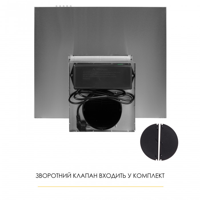 Вытяжка декоративная Т-образная WEILOR MIST WTX 68 INOX