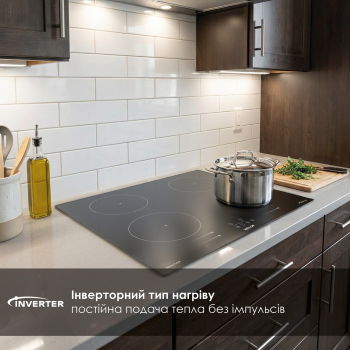 Поверхня індукційна WEILOR WIS 643 BLACK NanoProtect