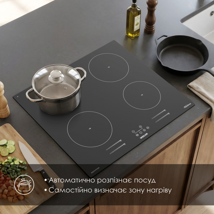 Поверхня індукційна WEILOR WIS 643 BLACK