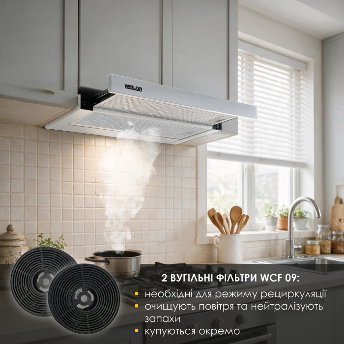 Витяжка телескопічна WEILOR WT 63 SS