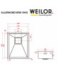 Мийка кухонна нержавіюча сталь WEILOR ALLERHAND WRX 3945 - зображення 8