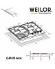 Поверхня газова на металі WEILOR GM W 644 SS - зображення 11