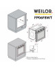 Духова шафа електрична Weilor FPO6F8WT - зображення 20