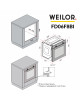 Духова шафа електрична Weilor FDO6F8BI - зображення 20