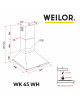 Витяжка купольна WEILOR WK 65 WH - зображення 11