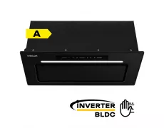 Витяжка повновбудована WEILOR LUMINA WBG 69 BLACK MATTE SILENCE