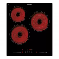 Поверхня склокерамічна WEILOR WHC 445 BLACK зображення товару Поверхня склокерамічна WEILOR WHC 445 BLACK фото товару