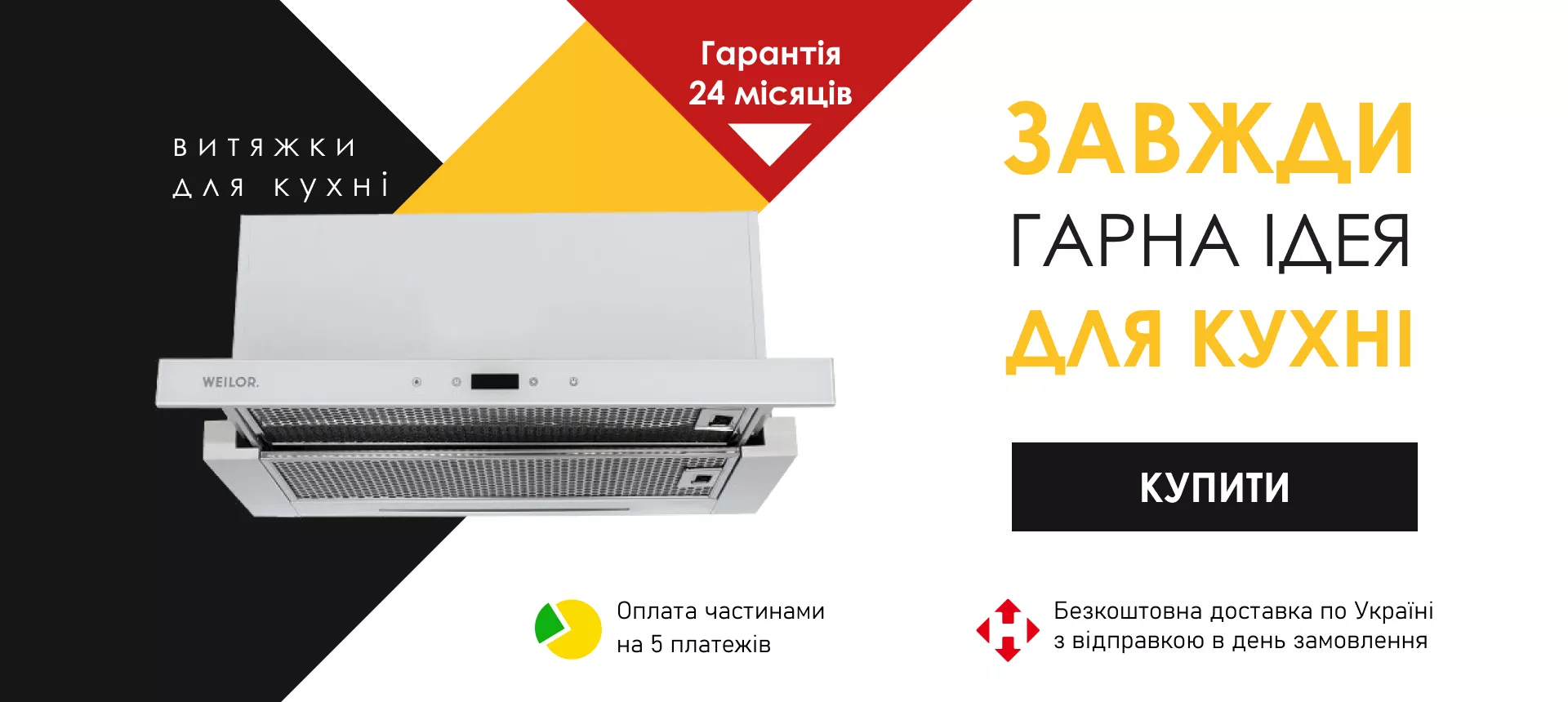 Кухонні витяжки